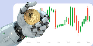 Panel de operaciones de criptomonedas en la plataforma Solventaje